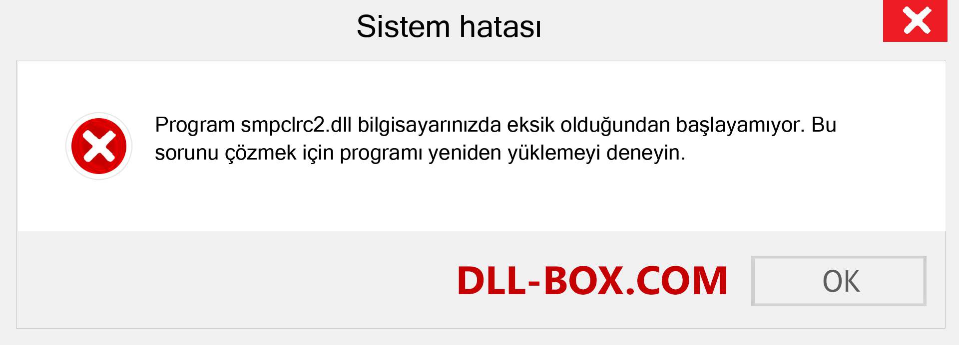 smpclrc2.dll dosyası eksik mi? Windows 7, 8, 10 için İndirin - Windows'ta smpclrc2 dll Eksik Hatasını Düzeltin, fotoğraflar, resimler